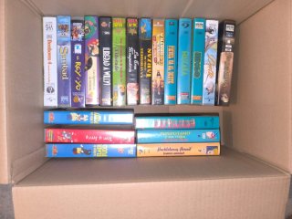 Lote de Películas VHS y DVD Variadas