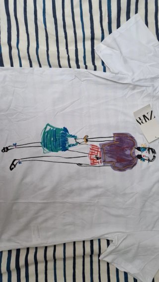 zara - camiseta nueva (con etiqueta)