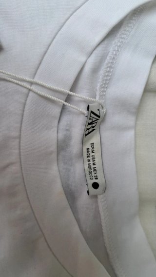zara - camiseta nueva (con etiqueta)