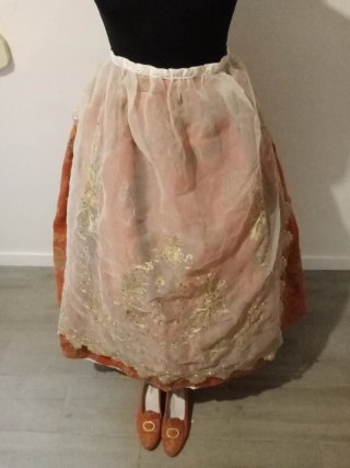 Traje de Fallera 7-10 años, zapatos 37