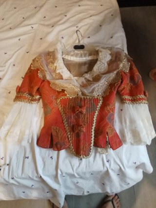 Traje de Fallera 7-10 años, zapatos 37