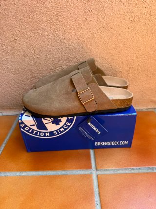 Zapatos Birkenstock Beige/Marrón Talla 42