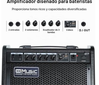 Amplificador Guitarra 100W Bluetooth MUSIC