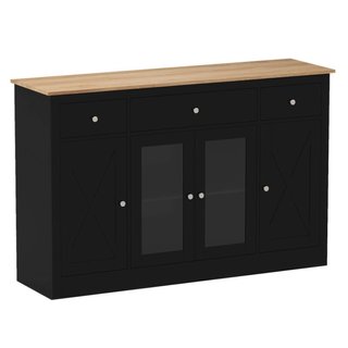 Buffet lateral grande de 140 cm con 3 cajones y 2