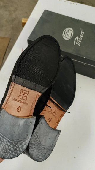 Zapatos Pielcort Negros Hombre