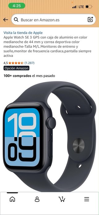 Apple Watch SE 3 GPS 44mm