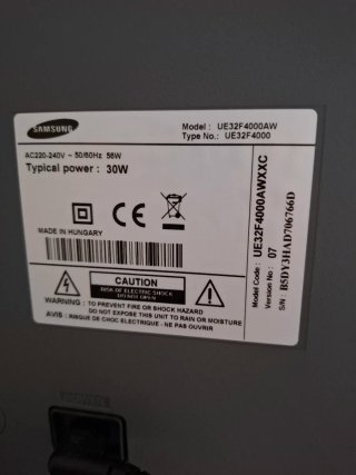 TV Samsung 32 Negra
