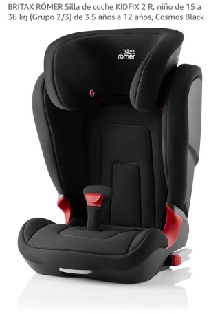 Silla de coche Romer con Isofix. De 15 a 36 kilos
