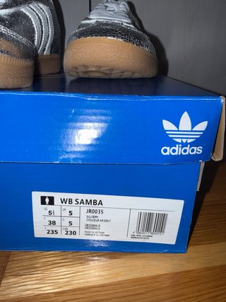 Adidas Samba Metallic Silver Talla 36