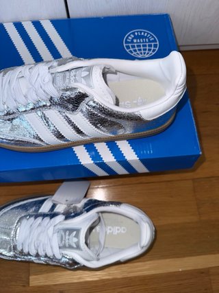 Adidas Samba Metallic Silver Talla 36