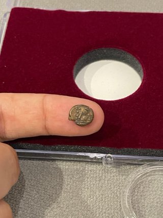 Moneda de Bronzo Biblico dei Regni di Elam