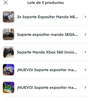 Lote 2x Soportes Expositor Mando NES/SNES