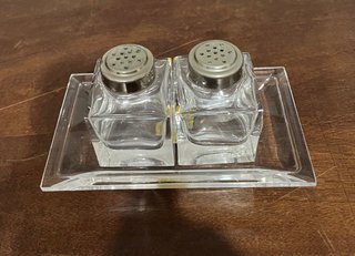 Set Sale e Pepe Vintage "Cubo" Kristall Krisla