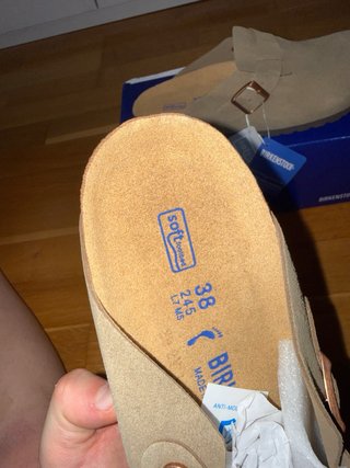Birkenstock Boston Suede Taupe Talla 38