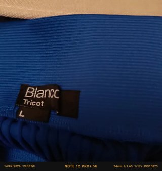 Falda plisada azul eléctrico