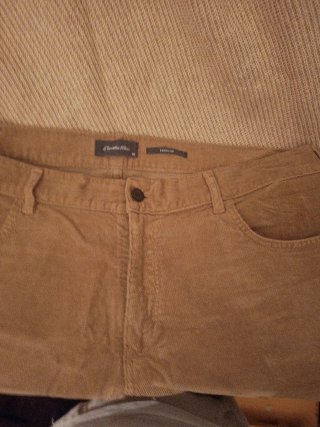 Pantalón pana Emidio Tucci beige talla 50 _ 15€