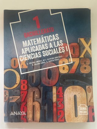 Matemáticas aplicadas a las ciencias sociales I...