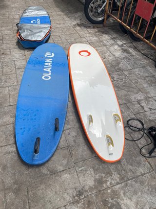 2 Tablas de Surf OLAIAN y Tribort
