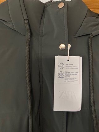 Anorak Zara Mujer Verde Talla XL