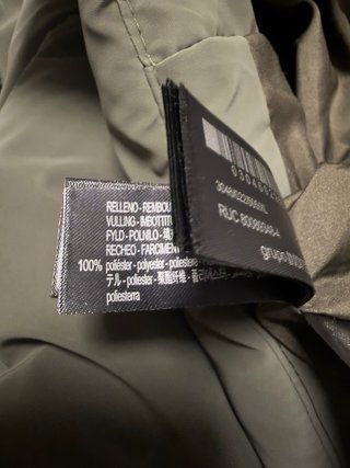 Anorak Zara Mujer Verde Talla XL
