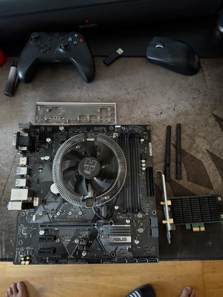 Placa Base Asus B450M + Ryzen 5 1500X
