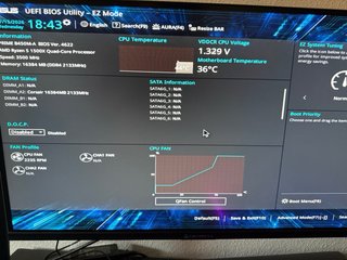 Placa Base Asus B450M + Ryzen 5 1500X