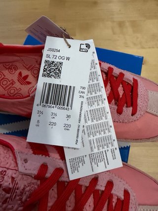 Adidas SL 72 OG Rosa y Rojo