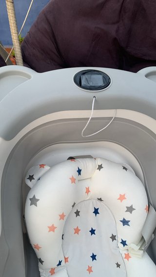 Bañera bebé plegable con cojín