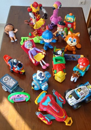 Lotazo de Juguetes: Coches, Robots, Muñecos y mas