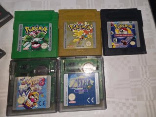 Lote 5 Juegos Game Boy Color Pokémon Zelda Wario