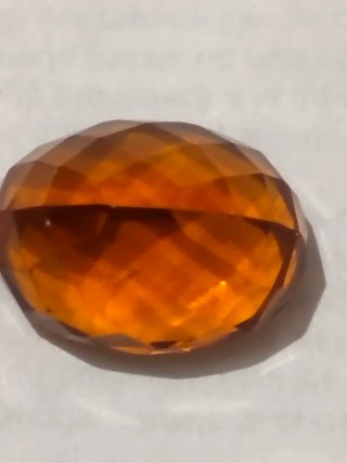 Topacio Natural Naranja 16.60 Cts