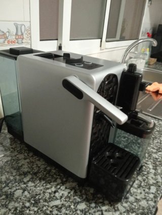 Cafetera Didiesse Plata y Negra