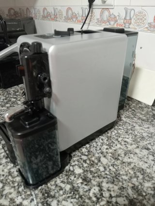 Cafetera Didiesse Plata y Negra