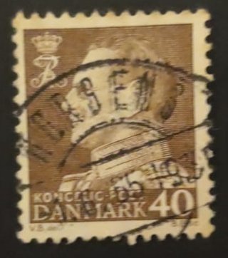Lotto 2 Francobolli Danimarca Usati