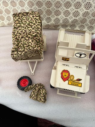 Madelman Coche Jeep Safari + Remolque