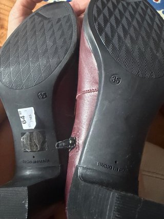 Botines de piel mujer talla 35 sin estrenar