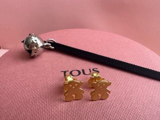 Pendientes Oso Tous Sweet Dolls baño oro