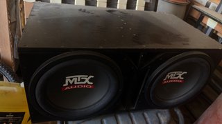 Cajón Doble Subwoofer MTX 12 Cubicado