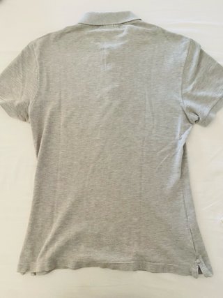 Polo Lacoste Slim Fit Gris Talla S