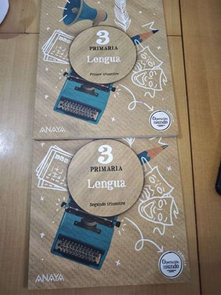 Lote Lengua 3 Primaria Anaya 1º y 2º trimestre