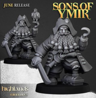 Matadores Piratas Enanos - Highlands Miniatures