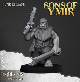 Matadores Piratas Enanos - Highlands Miniatures