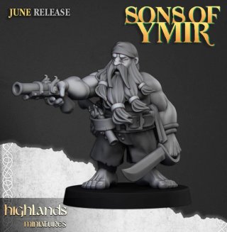 Matadores Piratas Enanos - Highlands Miniatures