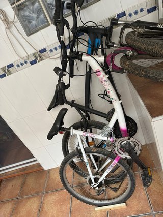 Bicicleta Infantil B'TWIN 20 Bianca/Rosa