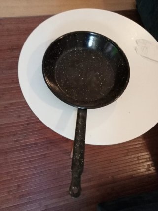 Sartén para freír negra