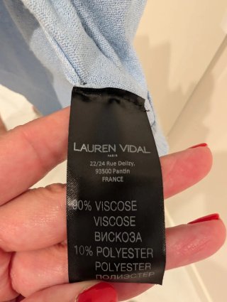 Jersey Lauren Vidal Talla Única Azul