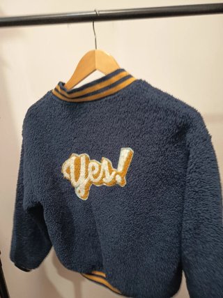 Blusão Bomber Tiffosi Azul e Amarelo