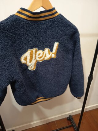 Blusão Bomber Tiffosi Azul e Amarelo