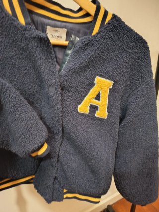 Blusão Bomber Tiffosi Azul e Amarelo