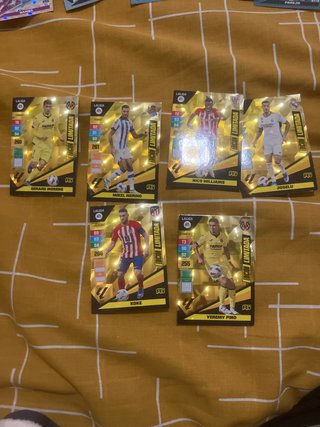 Lote 6 cromos Adrenalyn La Liga